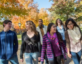 Students on Middle Path