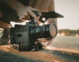 Camera filming 