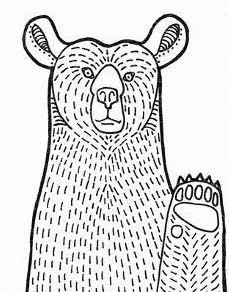 Drawing of a bear