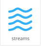 Screen grab showing streams icon